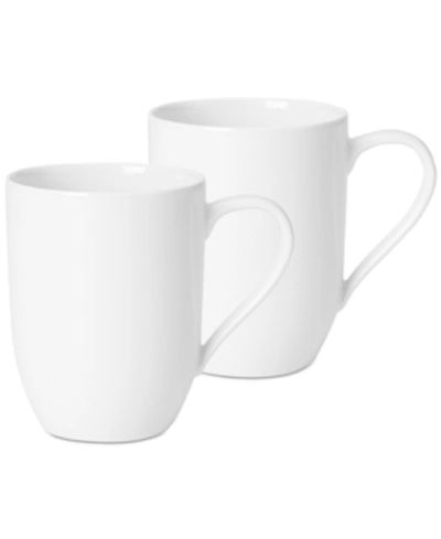 Villeroy & Boch For Me Collection 2-pc. Mug Set In White