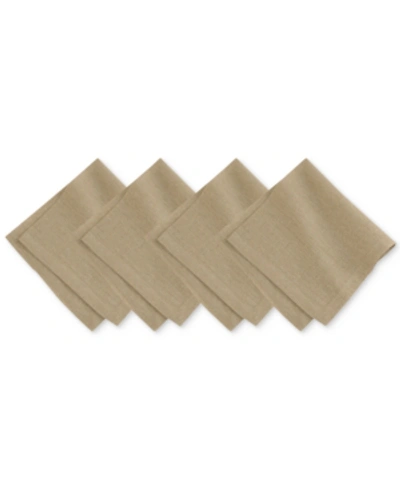 Elrene La Classica Linen Napkin, Set Of 4 In Natural