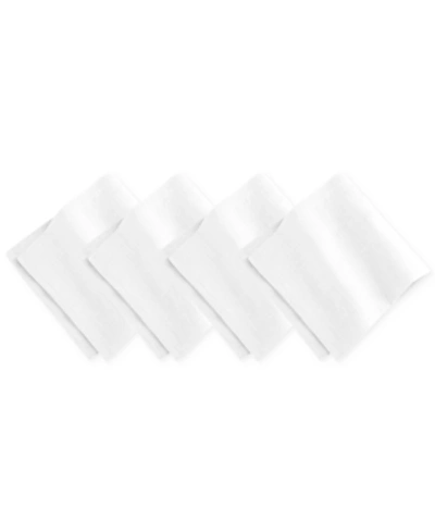 Elrene La Classica Linen Napkin, Set Of 4 In White