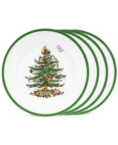 Spode Christmas Tree Salad Plate, Set Of 4