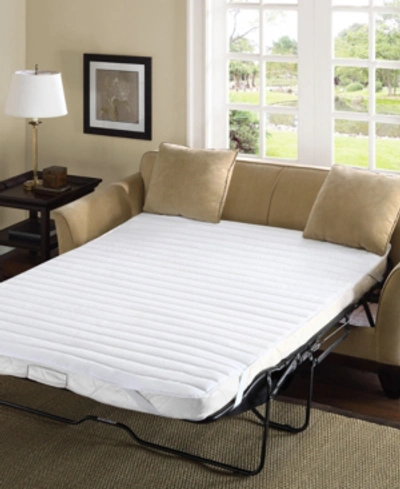 Madison Park Frisco Quilted Waterproof Sofabed Mattress Pad, Full In White
