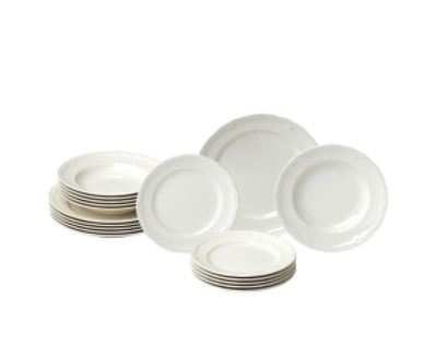 Villeroy & Boch Manoir 18-pc. Set Service For 6 In White