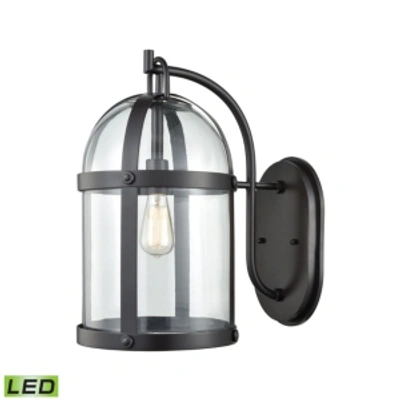Elk Lighting Hunley 1 Outdoor Sconce Oil Rubbed Bronze
