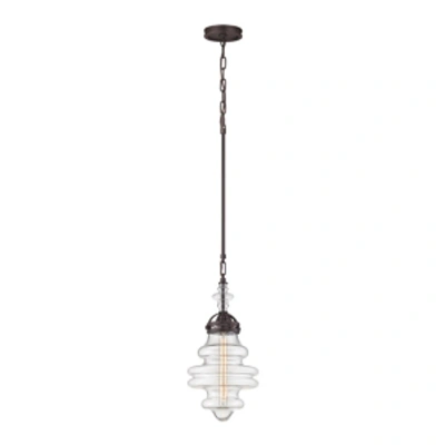Elk Lighting Gramercy 1 Light Pendant In Oil Rubbed Bronze