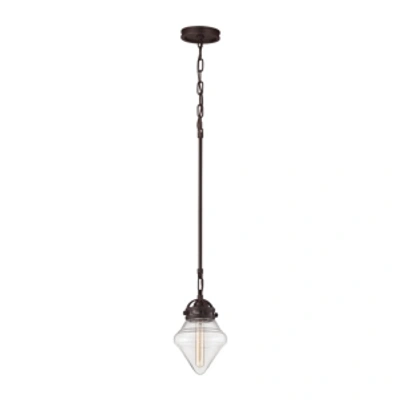 Elk Lighting Gramercy 1 Light Pendant In Oil Rubbed Bronze