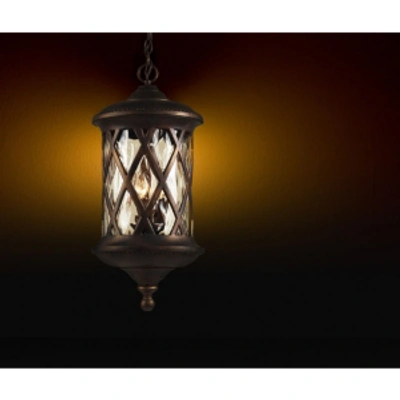 Elk Lighting Barrington Gate Collection 3 Light Pendant In Bronze