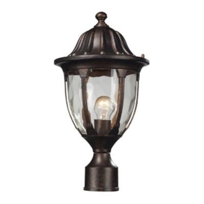 Elk Lighting 1 Light Post Mount In Regal Bronze