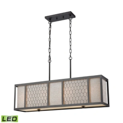 Elk Lighting Filmore 4 Billiard/island Oil Rubbed Bronze