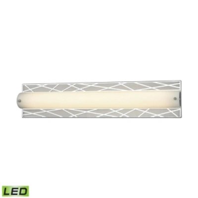 Elk Lighting Captiva Vanity Polished Stainless/matte Nickel In Silver
