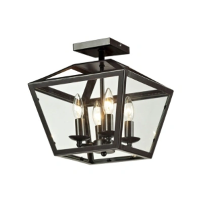Elk Lighting Alanna Collection 2 Light Flush Mount In Oil Rubbed Bronze