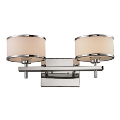 Elk Lighting 2 Light Bath In Polished Chrome