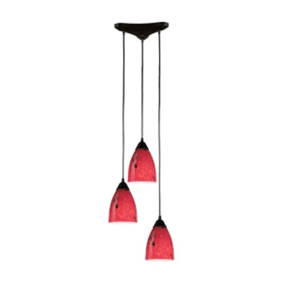 Elk Lighting Classico Collection - Fire Red In Rust
