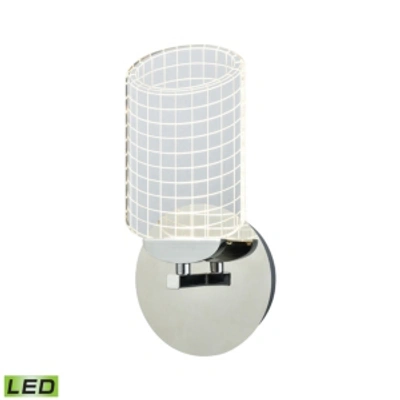 Elk Lighting Lightlines Led Wall Sconce In Polished Chrome With Clear Acrylic