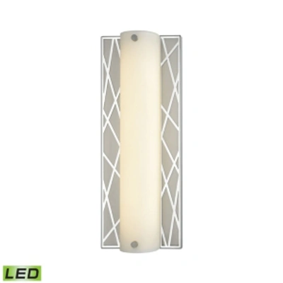 Elk Lighting Captiva Vanity Polished Stainless/matte Nickel In Silver
