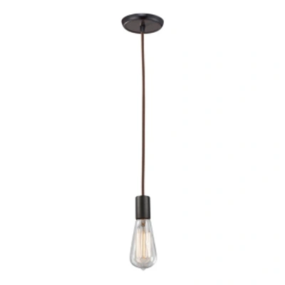 Elk Lighting Menlow Park 1-light Pendant In Oiled Bronze