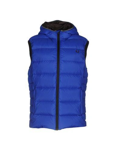 Fred Perry Down Jackets In Blue
