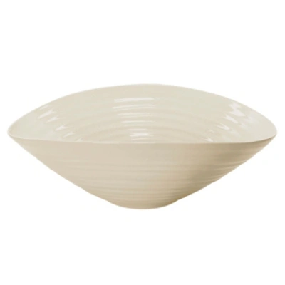 Portmeirion Sophie Conran Pebble Large Salad Bowl In Grey