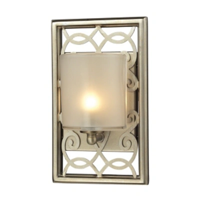 Elk Lighting Santa Monica Collection 1 Light Bath In Aged Silver