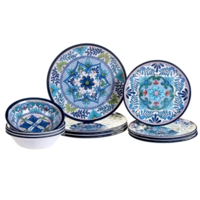 Certified International Talavera By Nancy Green 12pc Melamine Dinnerware Set