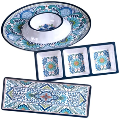 Certified International Talavera 3-pc. Melamine Hostess Set