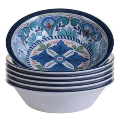 Certified International Melamine Talavera 22oz Set Of 6 All Purpose Bowl