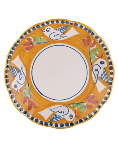 Vietri Campagna Salad Plate In Orange