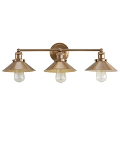 Jonathan Y June 3-light Metal Vanity Light In Gold