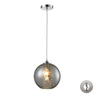 Elk Lighting Watersphere 1 Light Pendant In Polished Chrome