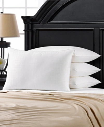 Ella Jayne 100% Cotton Dobby-box Shell Soft Density Stomach Sleeper Down Alternative Pillow, Queen In White