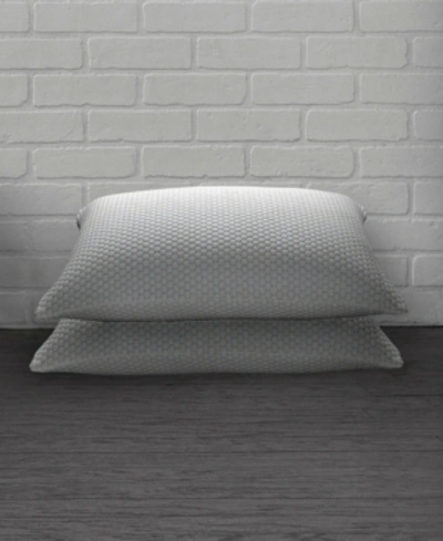 Ella Jayne Cool N' Comfort Medium Density Gel Fiber Coolmax Technology 2-pack Pillows, Standard In Blue