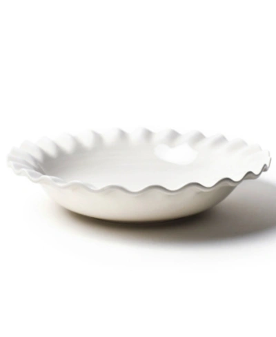 Coton Colors By Laura Johnson Signature White 13" Ruffle Best Bowl