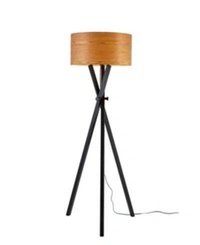 Adesso Bronx Floor Lamp In Black