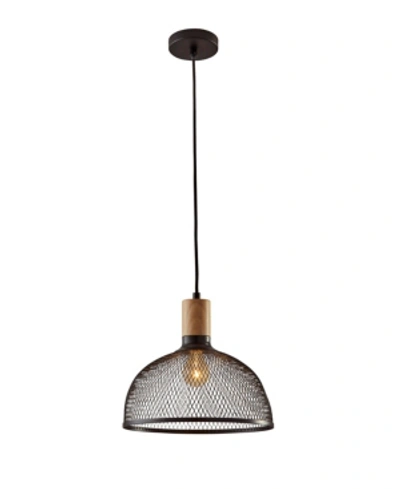 Adesso Dale Large Pendant In Matte Black