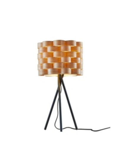 Adesso Savannah Table Lamp In Matte Black