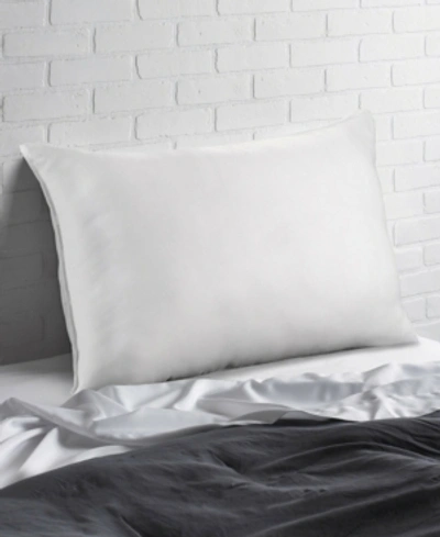 Ella Jayne Soft Plush Gel Fiber Filled Allergy Resistant Stomach Sleeper Pillow - Queen In White