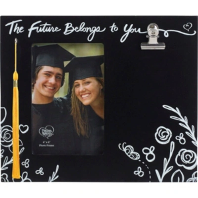 Precious Moments The Future Belongs To You 4x6 Graduation Photo Frame With Tassel Hook And Keepsake Clip 183435 In Black