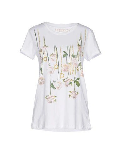 Happiness T-shirt In White