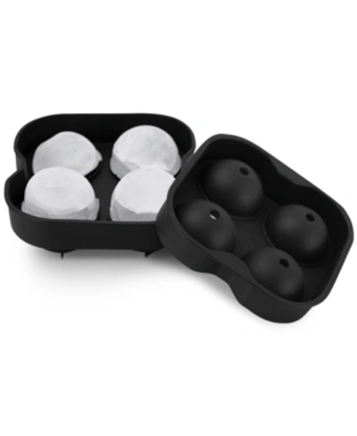 Thirstystone By Cambridge Silicone Sphere Ice Mold Tray In Black