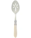 Vietri Aladdin Brilliant Slotted Serving Spoon In Ivory