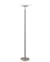 Adesso Stellar Led Torchiere In Brushed Steel