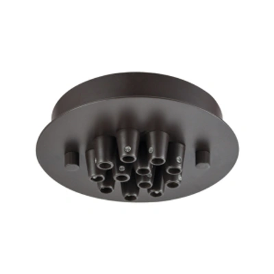 Elk Lighting Pendant Options 12 Light Small Round Canopy In Oil Rubbed Bronze