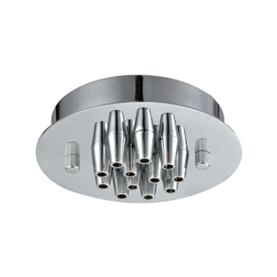 Elk Lighting Pendant Options 12 Light Small Round Canopy In Polished Chrome