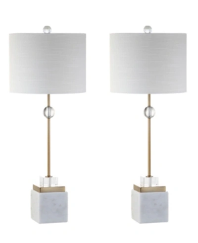 Jonathan Y Dawson Led Table Lamp - Set Of 2 In Gold