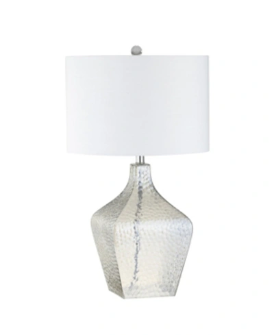Jonathan Y Jane Glass Led Table Lamp In Clchrome
