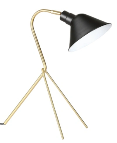 Jonathan Y Mae Brass Led Desk Lamp In Gold