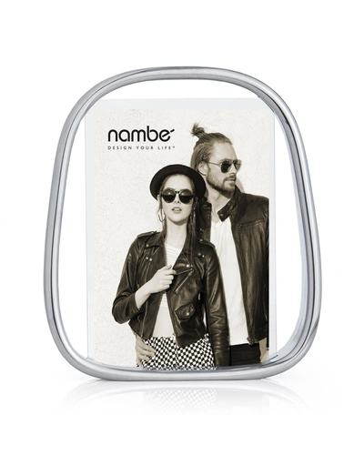 Nambe Bubble Photo Frame, 5" X 7" In Clear/silver