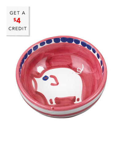 Vietri Campagna Olive Oil Bowl In Red