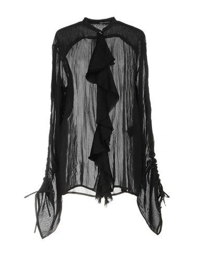 Isabel Benenato Blouses In Black