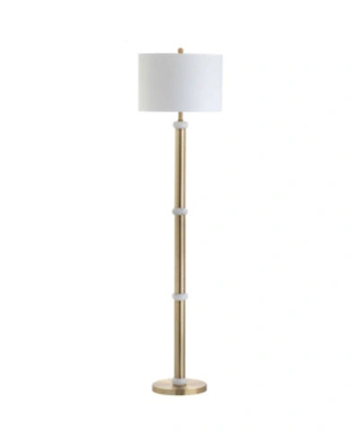 Jonathan Y Gregory Led Floor Lamp In Gold