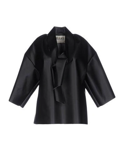 A.w.a.k.e. Shirts & Blouses With Bow In Black